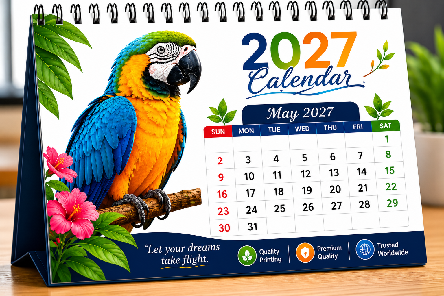 Desk Flip Calendar